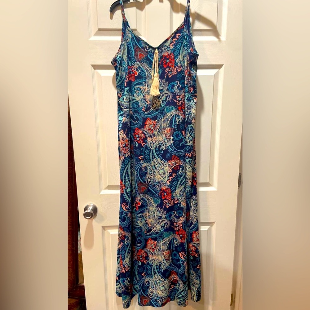 PinkBlush Floral and Paisley Maxi Dress